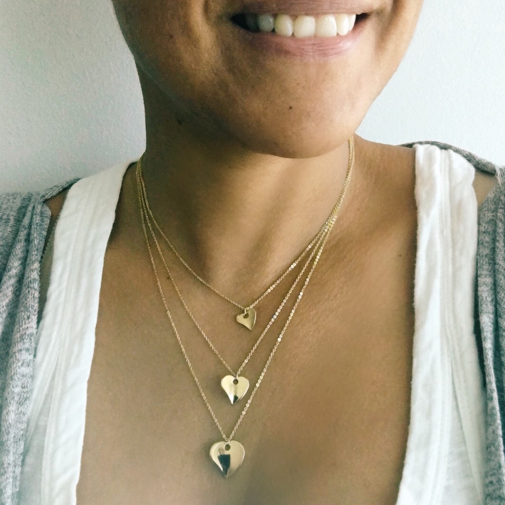 Heart Layered Gold Necklace